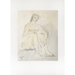 Henry Moore - Seated Nude, 1980