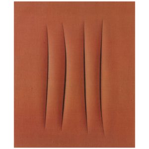 Lucio Fontana - Concetto Spaziale. Attese (Orange)