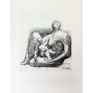 Henry Moore - Seated Mother and Child I, 1981