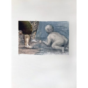 Henry Moore - Child Playing at Mother's Knees, 1982