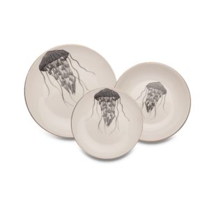 Micuit - Jellyfish 12 Piece Dinner Set